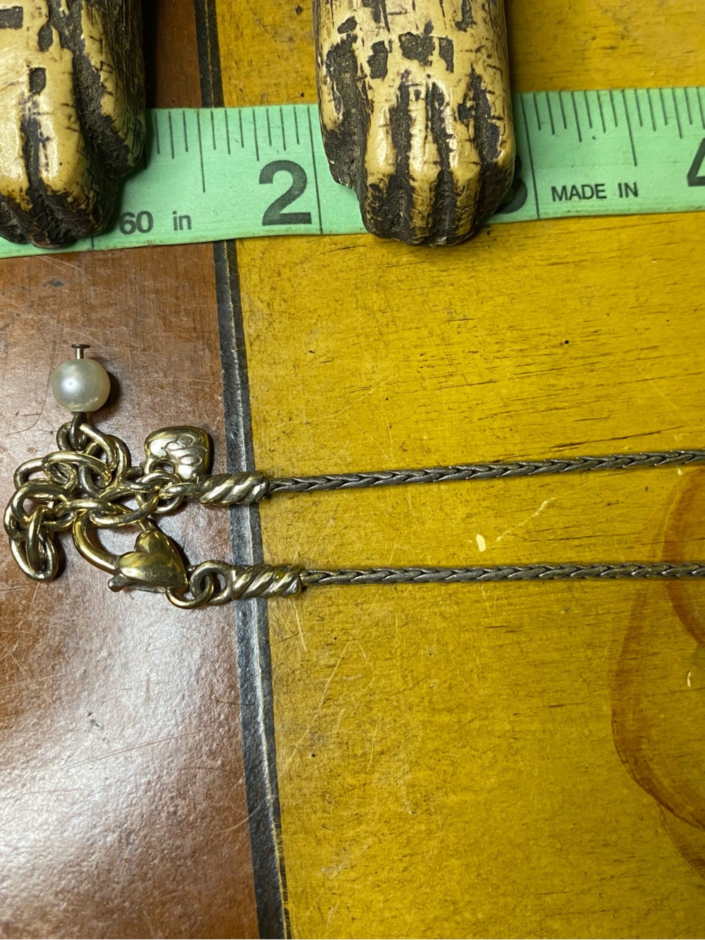 Brighton Heart Lariat Necklace with Pearls - Women Jewelry - Picture 5 of 6